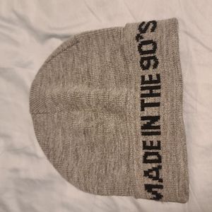 Made in the 90s grey beanie